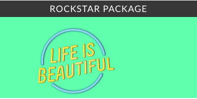 life is beautiful hotel package rockstar package life is beautiful hotel package rockstar