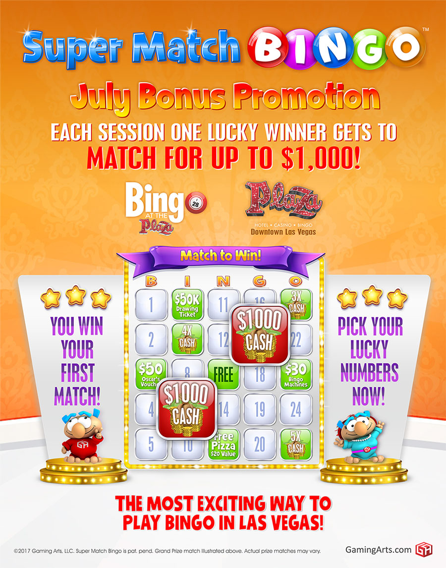 Super Spin Double Dab Bingo Plaza Hotel & Casino