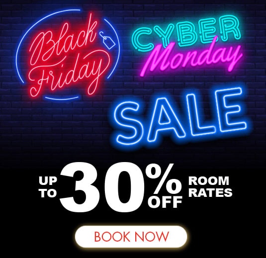 Black Friday Cyber Monday Hotel Room Sale