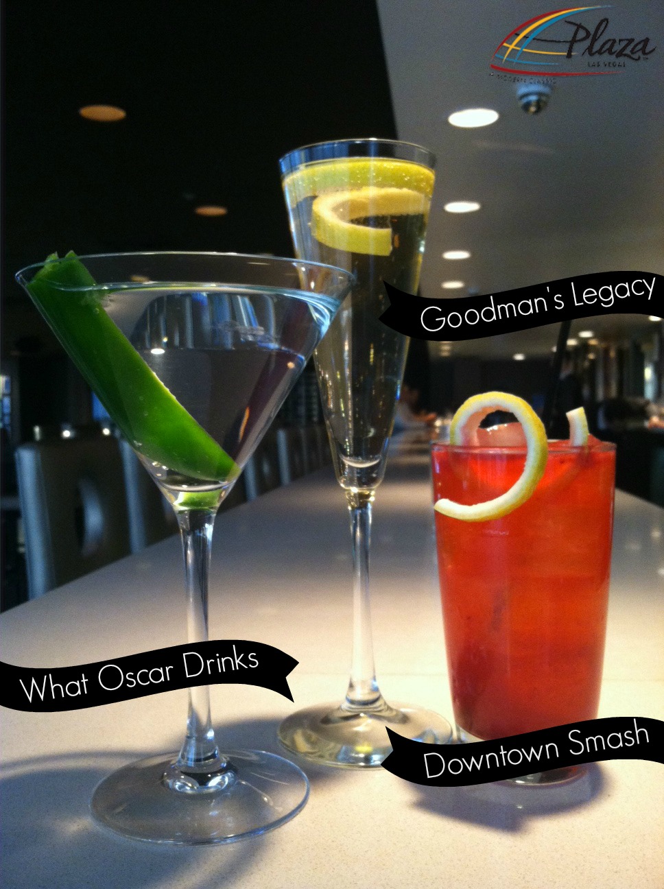 Cocktails at Oscar's Steakhouse