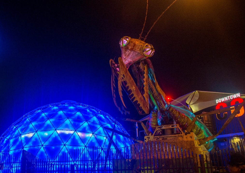 Praying Mantis at Downtown Las Vegas Praying Mantis at Downtown Las Vegas