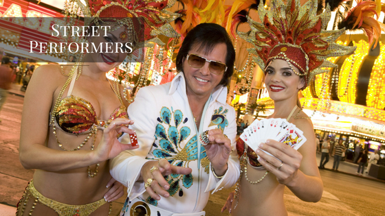 street performers fremont street