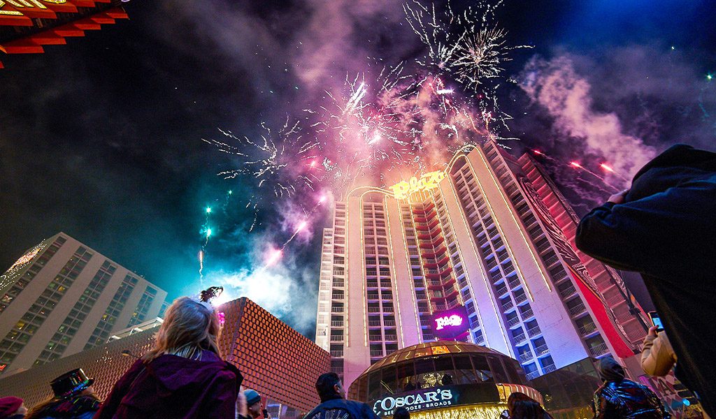 New Year’s Eve Party in Downtown Las Vegas Ring in 2020 Vegas Style