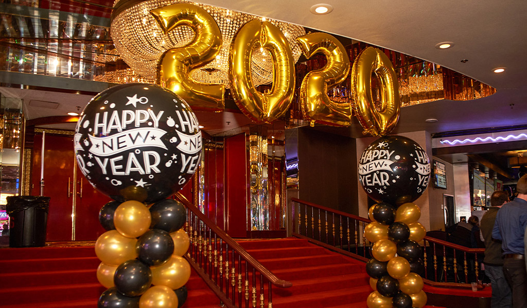 New Year's Eve Plaza Showroom Entrance