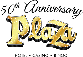 Plaza Las Vegas 50 Anniversary Logo