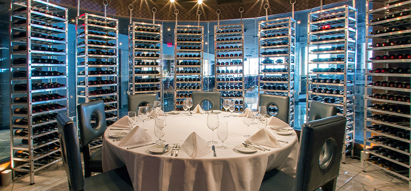 Oscar's Steakhouse Wine Room Private Dining
