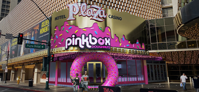 Pinkbox Doughnuts at Plaza Rendering
